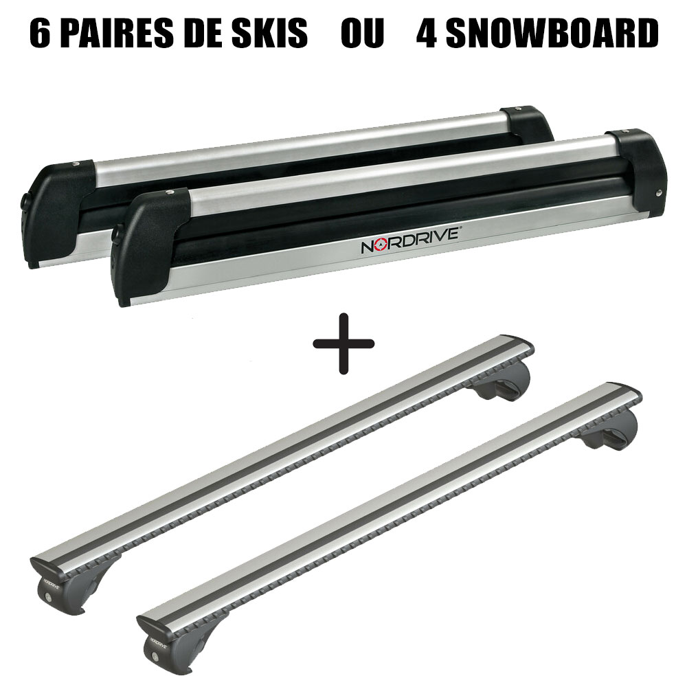 Porte-skis et snowboards télescopique pour BMW X1